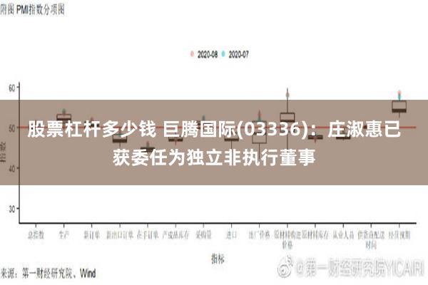 股票杠杆多少钱 巨腾国际(03336)：庄淑惠已获委任为独立非执行董事